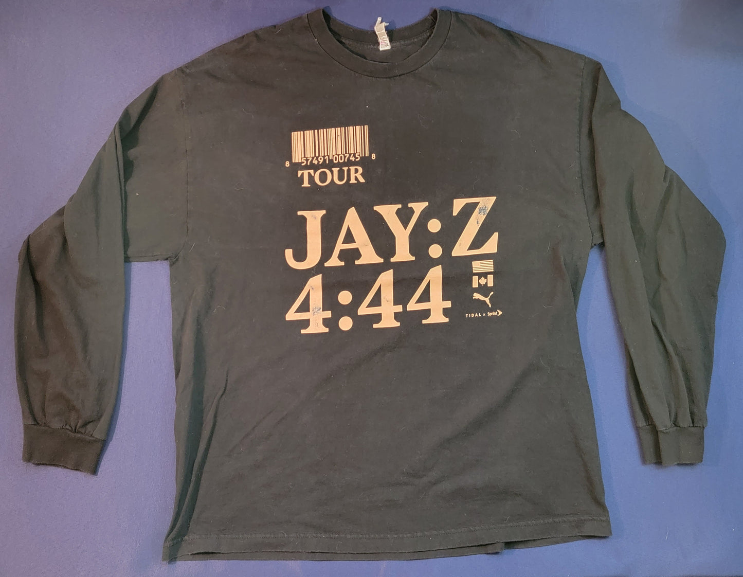 Jay Z Long Sleeve 2017 Concert Shirt 2XL
