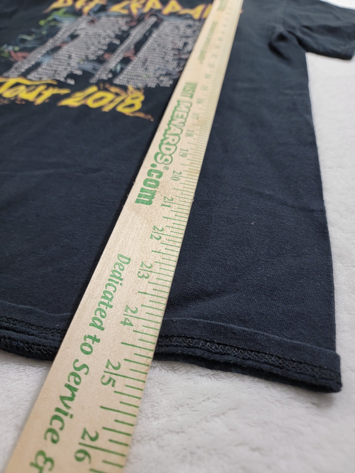 Def Leppard 2018 Concert Tour T-Shirt Size S Gildan