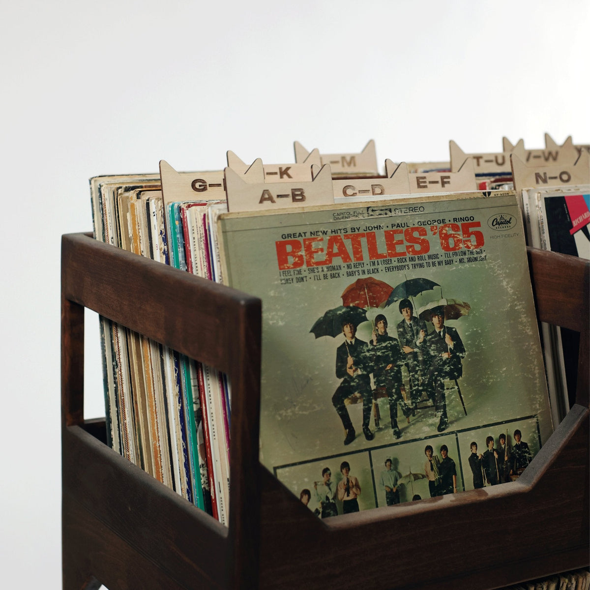 The Vinyl Record Dividers: Baltic Birch A-Z Organizers