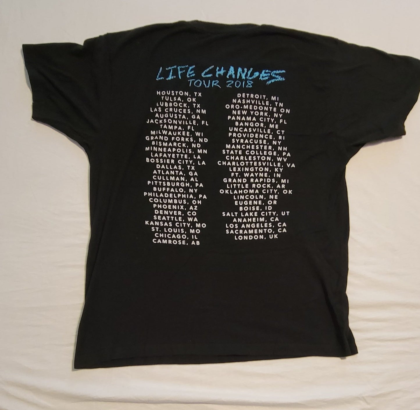 Thomas Rhett 2018 Life Changes Tour Concert T-shirt XL
