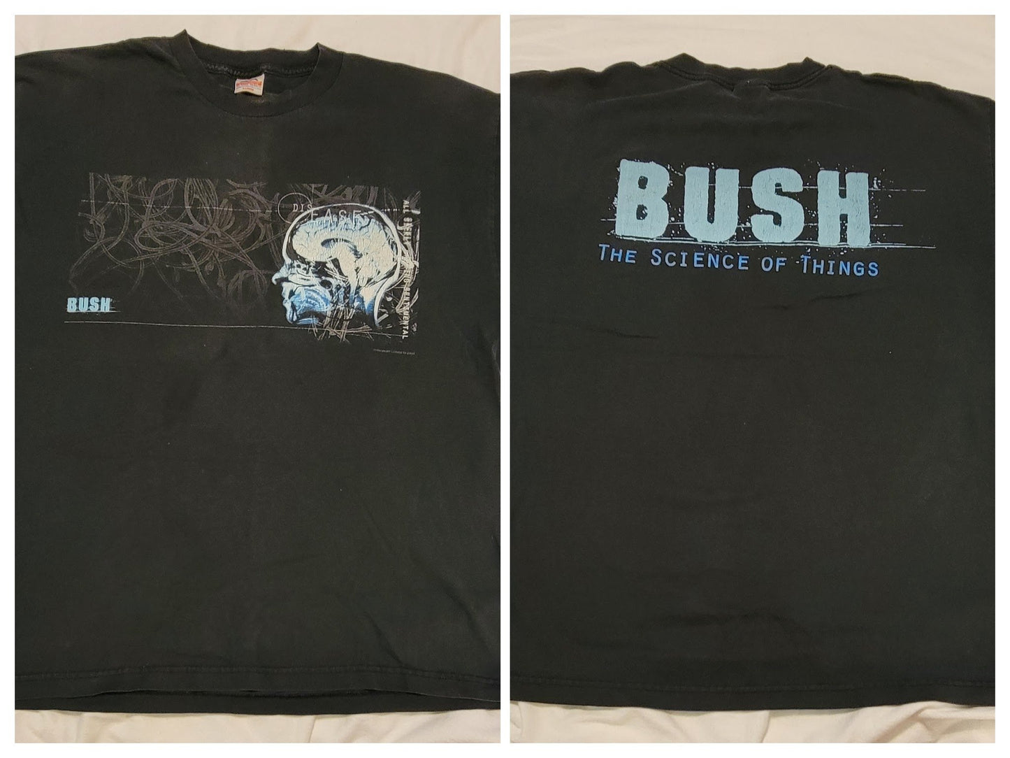 Bush 1999 The Science of Things Tour Concert T-shirt XL. VINTAGE