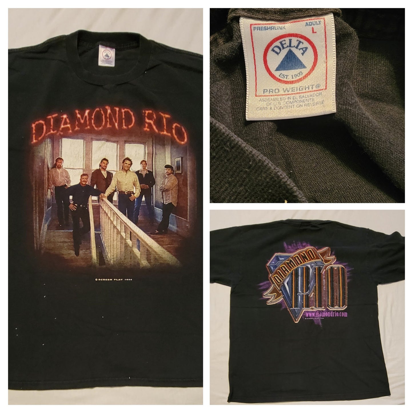 Diamond Rio 1999 Tour Concert T-shirt Large. VINTAGE