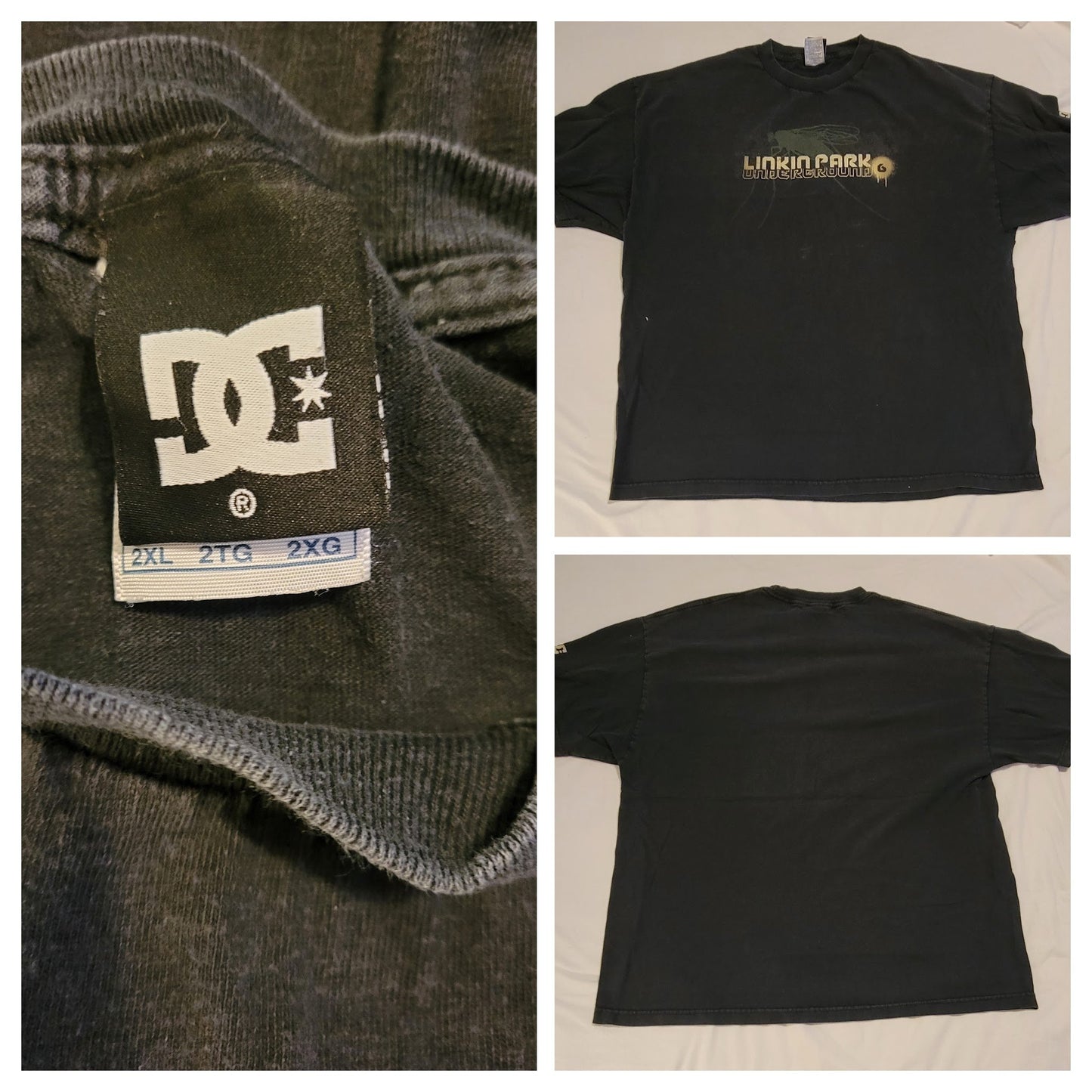 Linkin Park 2008 Limited Edition Underground Fan Club DC Shoes T-Shirt 2X