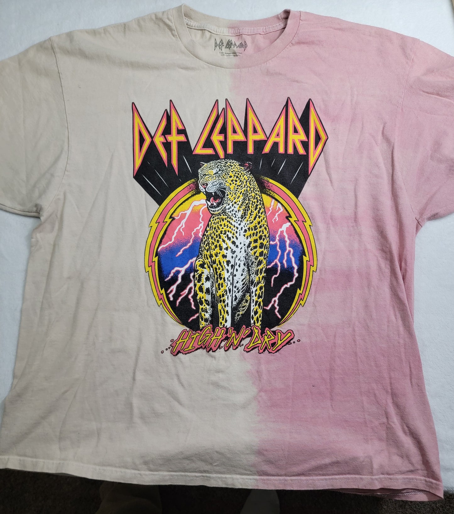 Def Leppard High and Dry T-Shirt size XL