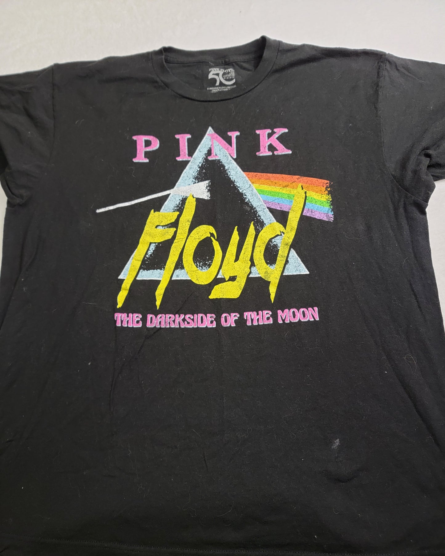 Pink Floyd Dark Side of the Moon 50th anniversary T-Shirt Size XL