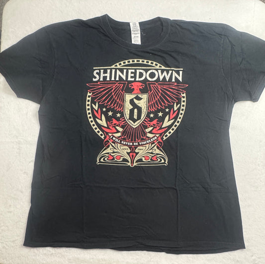Shinedown I will never be voiceless Concert T-Shirt 2X