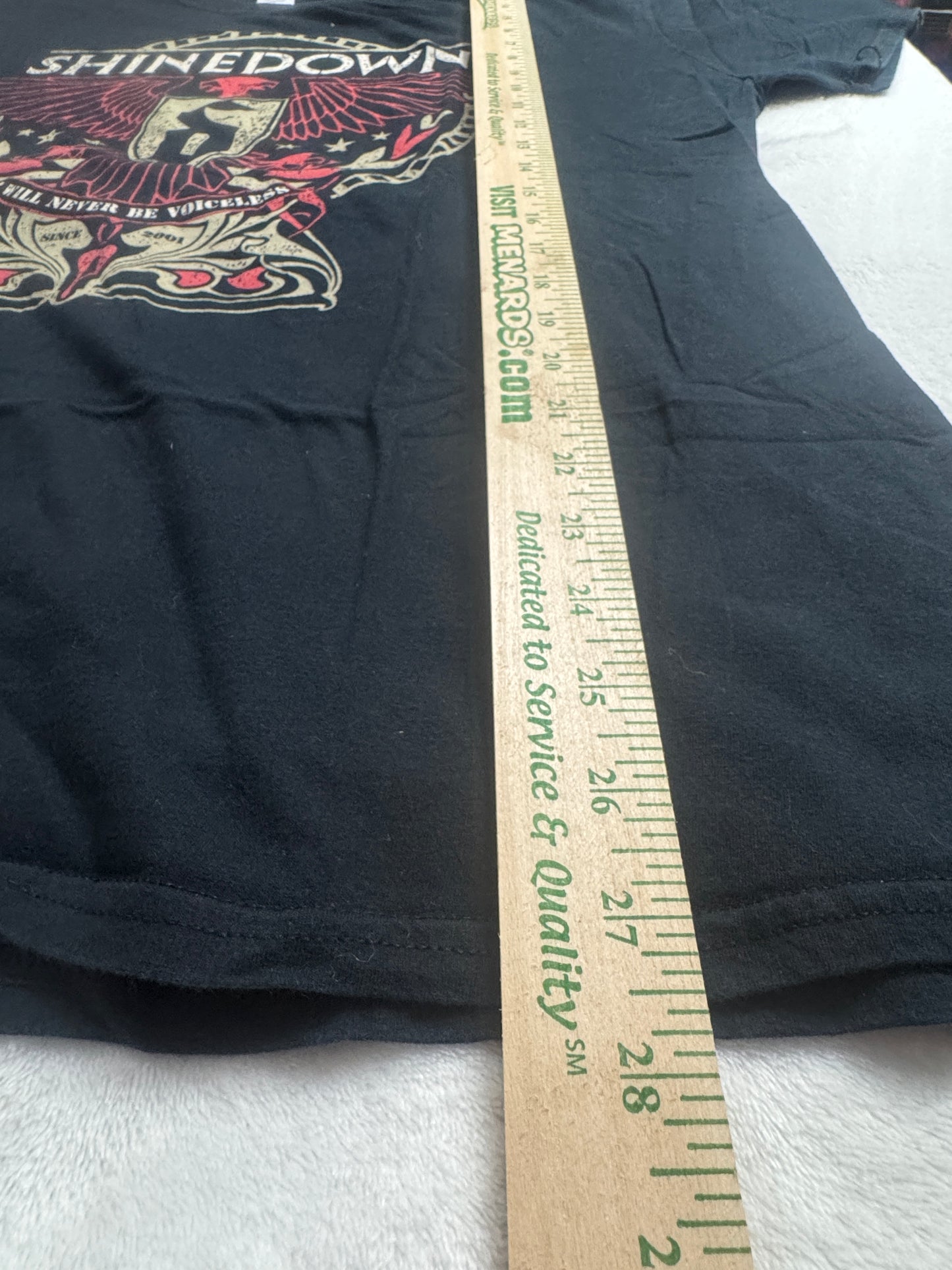 Shinedown I will never be voiceless Concert T-Shirt 2X