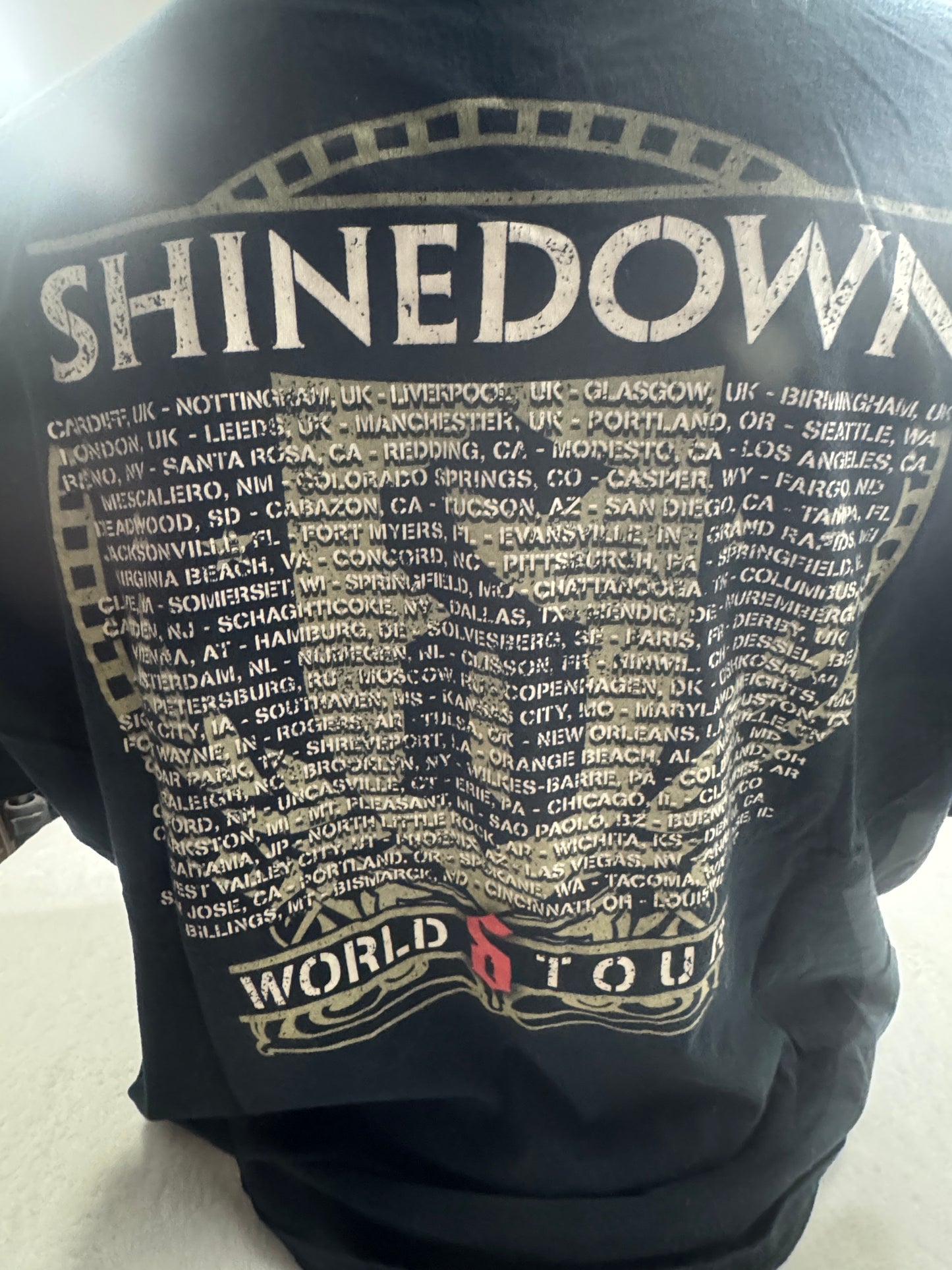 Shinedown I will never be voiceless Concert T-Shirt 2X