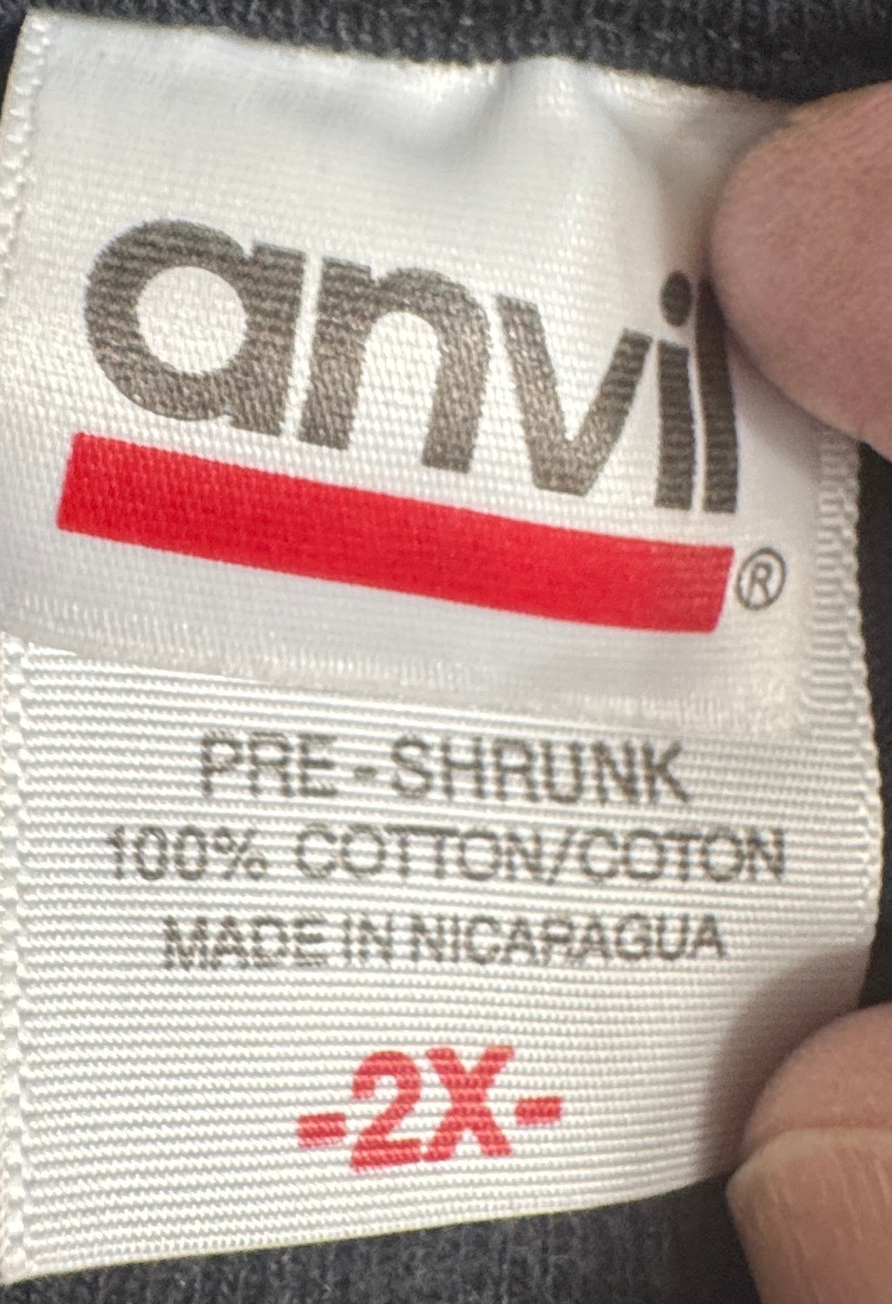 AC/DC 2008-2009 Black Ice Tour Concert T-Shirt Size 2XL ANVIL