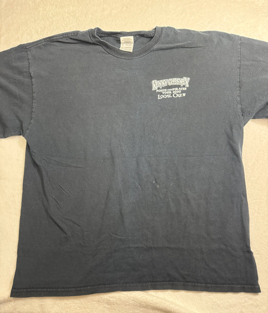Kenny Chesney 2008 Poets and Pirates Concert T-Shirt Local Crew GILDAN size XL
