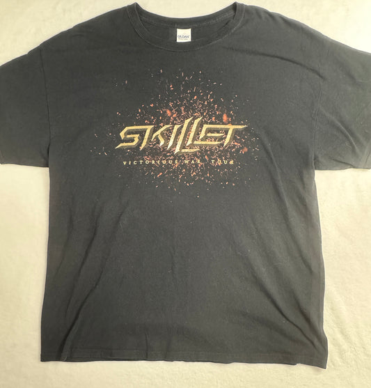 Skillet 2019 Victorious War Tour Concert T-Shirt Size XL GILDAN