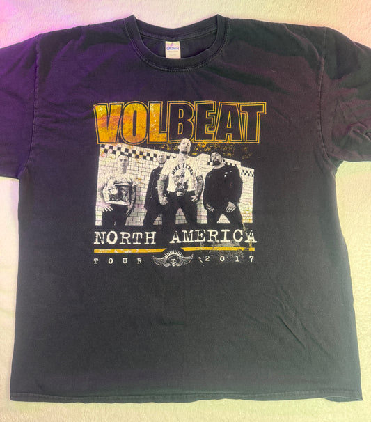 VOLBEAT 2017 North American Tour Concert T-Shirt Size XL