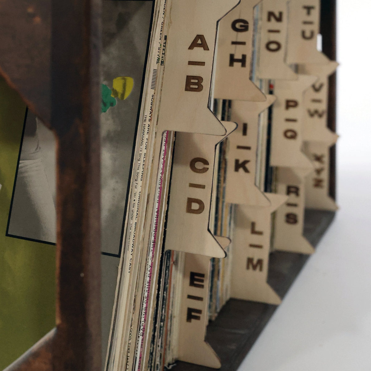 The Vinyl Record Dividers: Baltic Birch A-Z Organizers