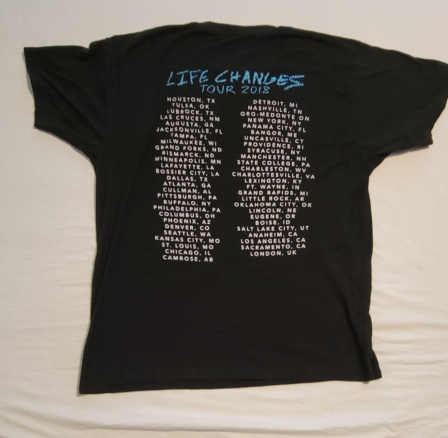 Thomas Rhett  2018 Life Changes Tour Concert T-shirt  XL