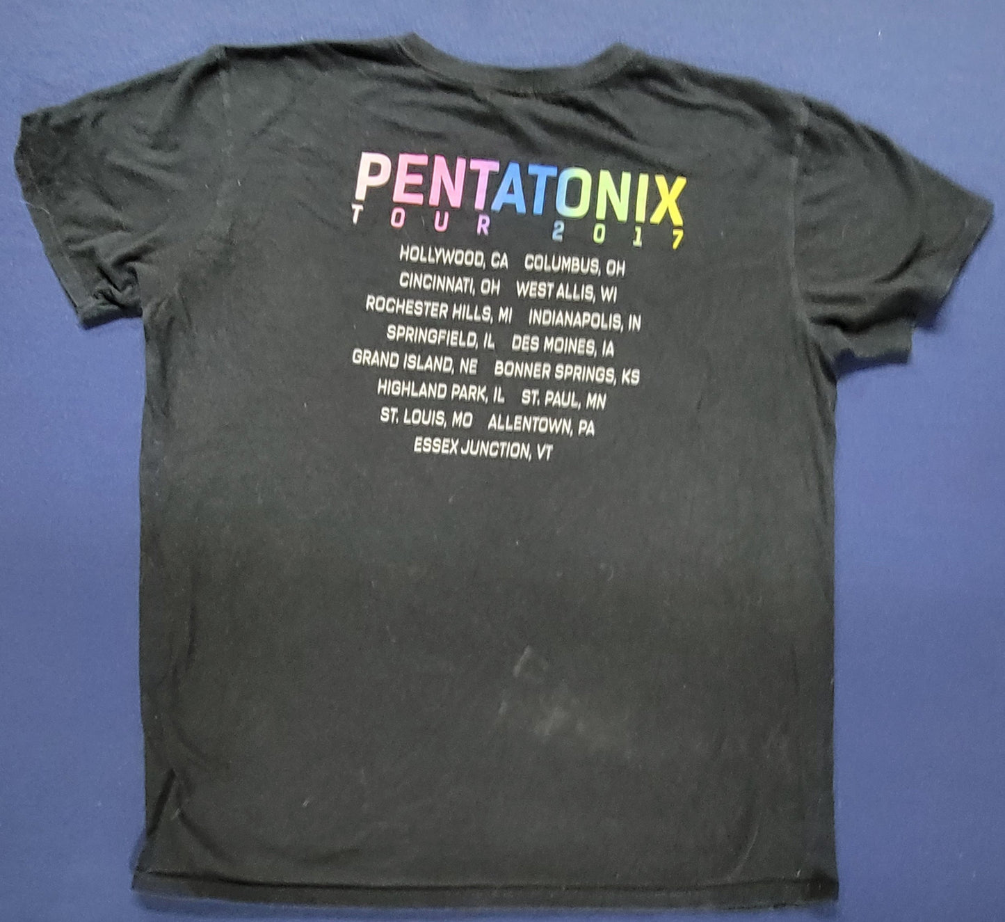 Pentatonix 2017 Tour Concert T-Shirt Large