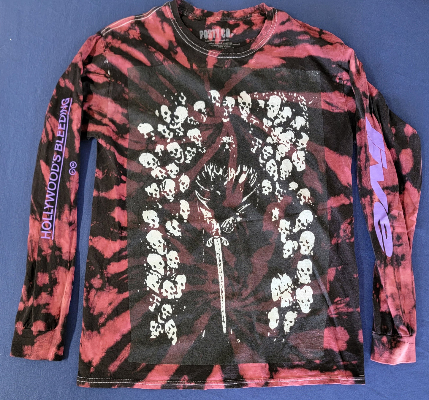 Post Malone 2019 Hollywood’s Bleeding Long Sleeve Concert T-Shirt Medium