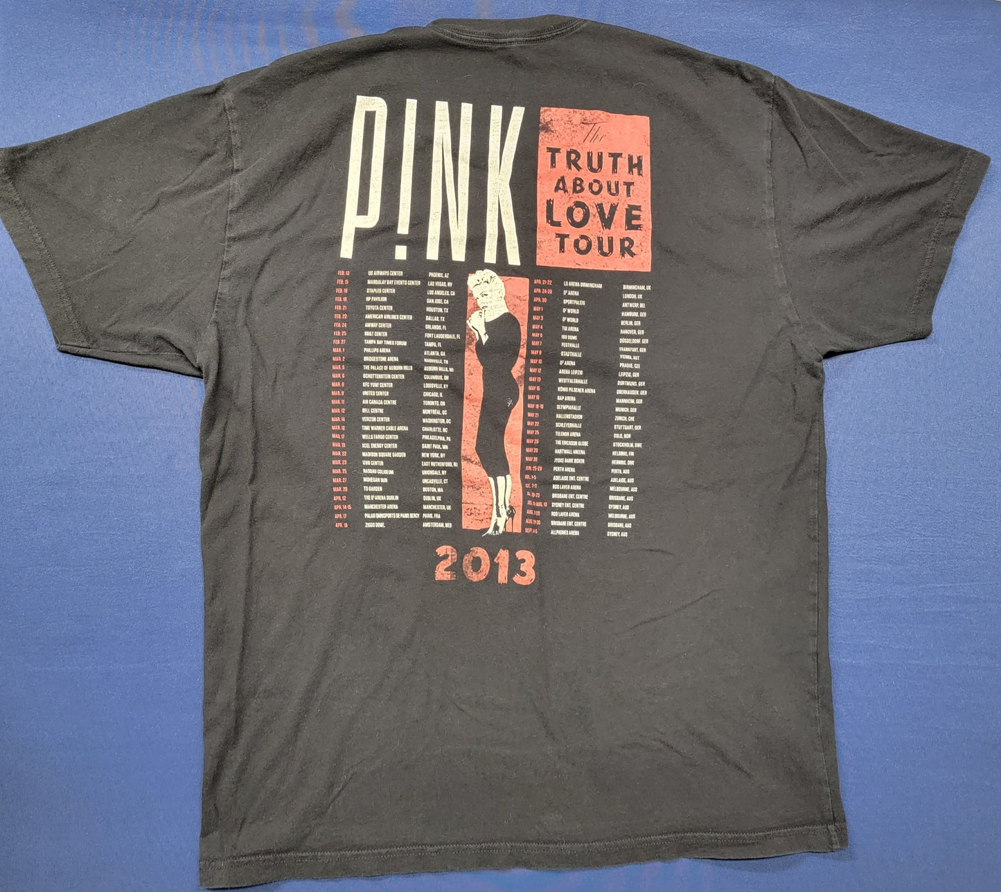 Pink 2013 Tour Concert T-shirt XL