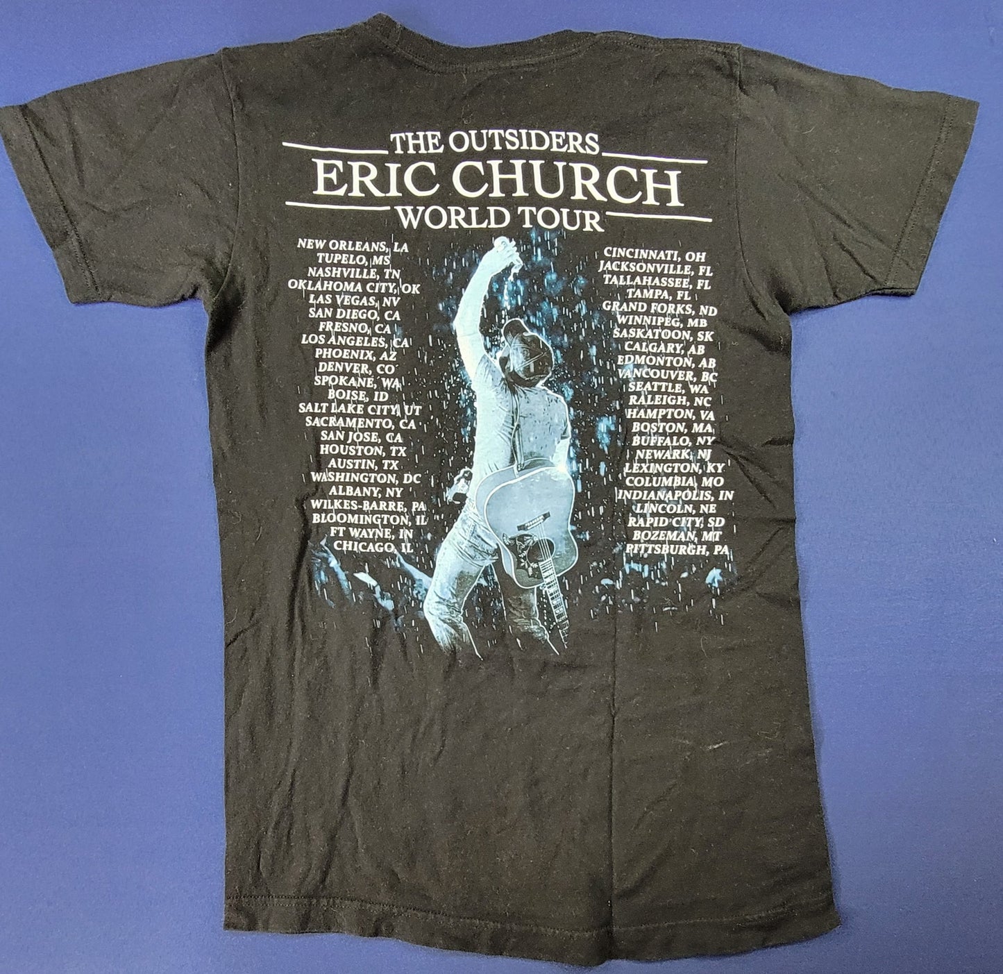 Eric Church Outsiders World Tour Concert T-Shirt Small