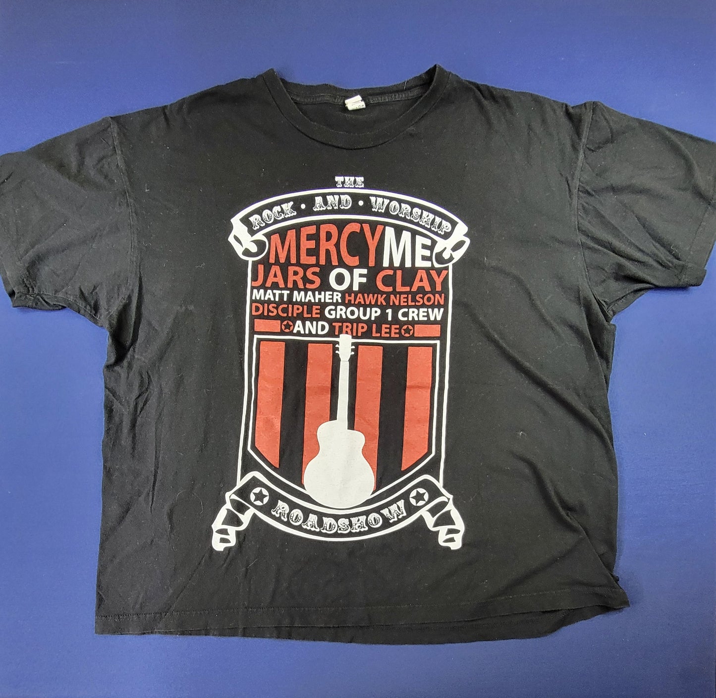 Mercy Me/ Jars of Clay Rock and Worship Roadshow Concert T-Shirt XL