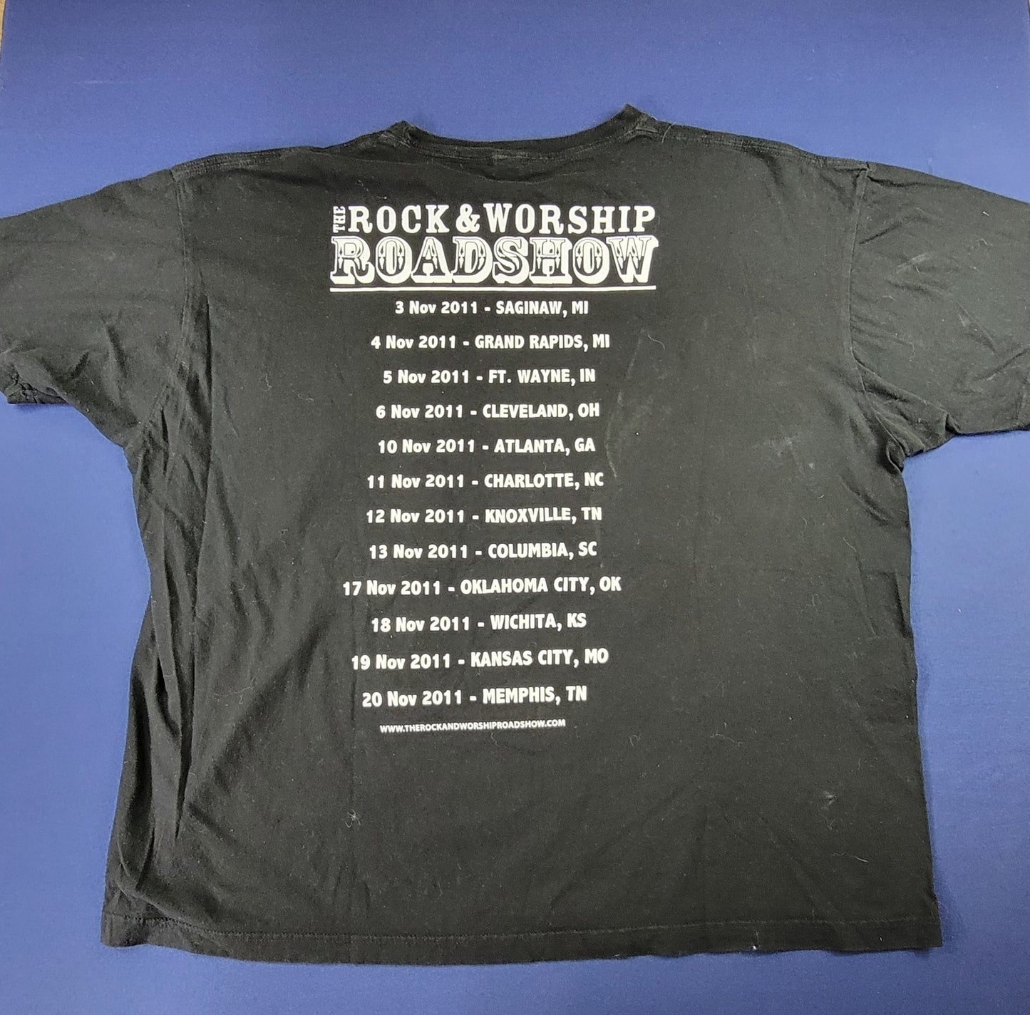 Mercy Me/ Jars of Clay Rock and Worship Roadshow Concert T-Shirt XL