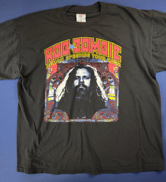 2002 ROB ZOMBIE TOUR SHIRT XL