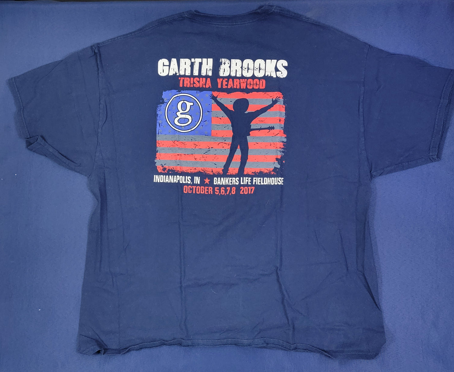 Garth Brooks and Trisha Yearwood 2017 World Tour Concert T-Shirt 3XL