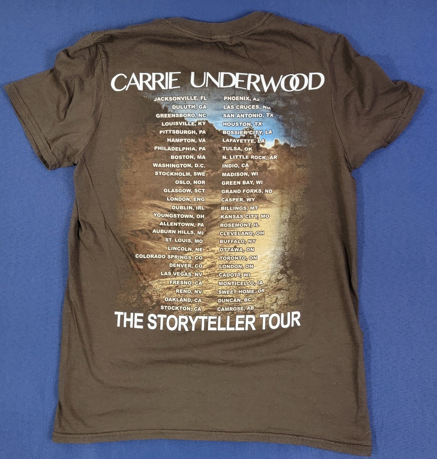 Carrie Underwood The Story Teller Tour Concert T-Shirt Small