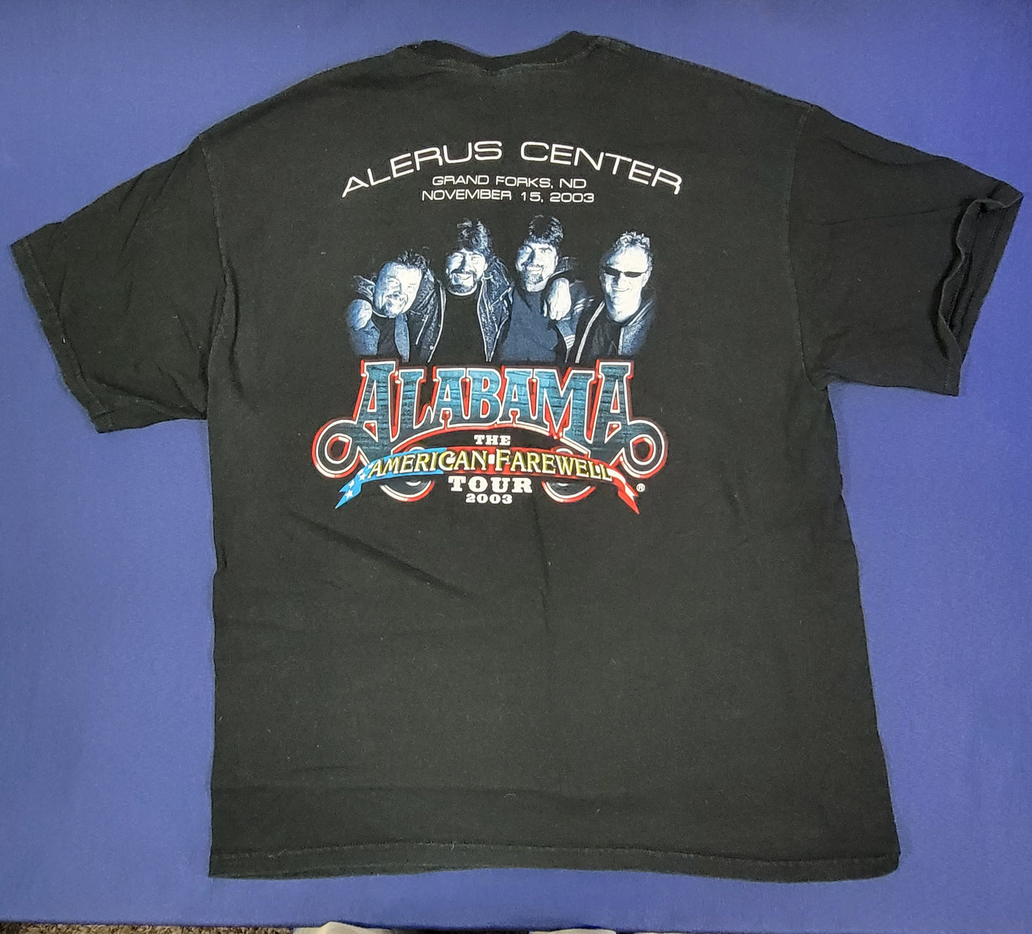 2003 Alabama The American Farewell Tour Concert T-Shirt XL