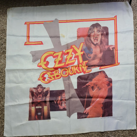 1983 Ozzy Osbourne Wall Decor Flag