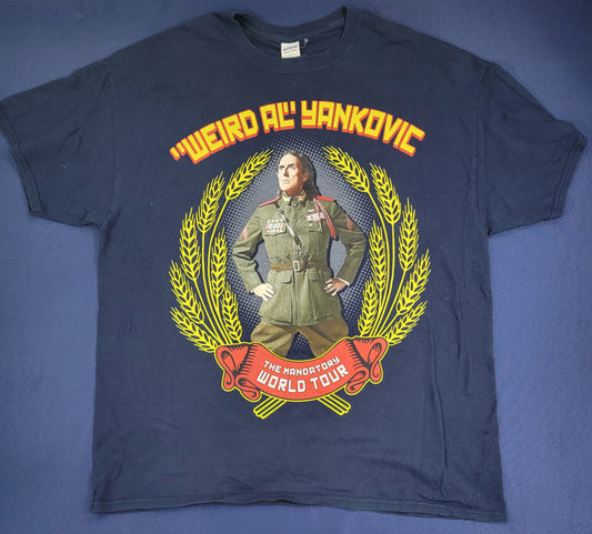 2015 "Weird Al" Yankovic Mandatory World Tour Concert T-shirt XL