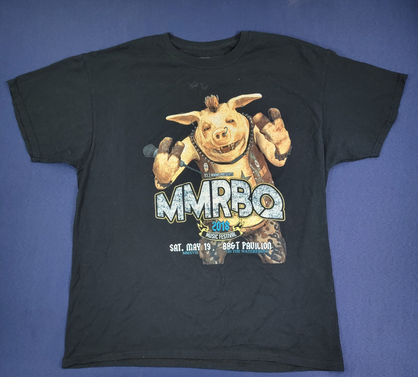 MMRBQ 2018 Music Festival Concert T-shirt Large