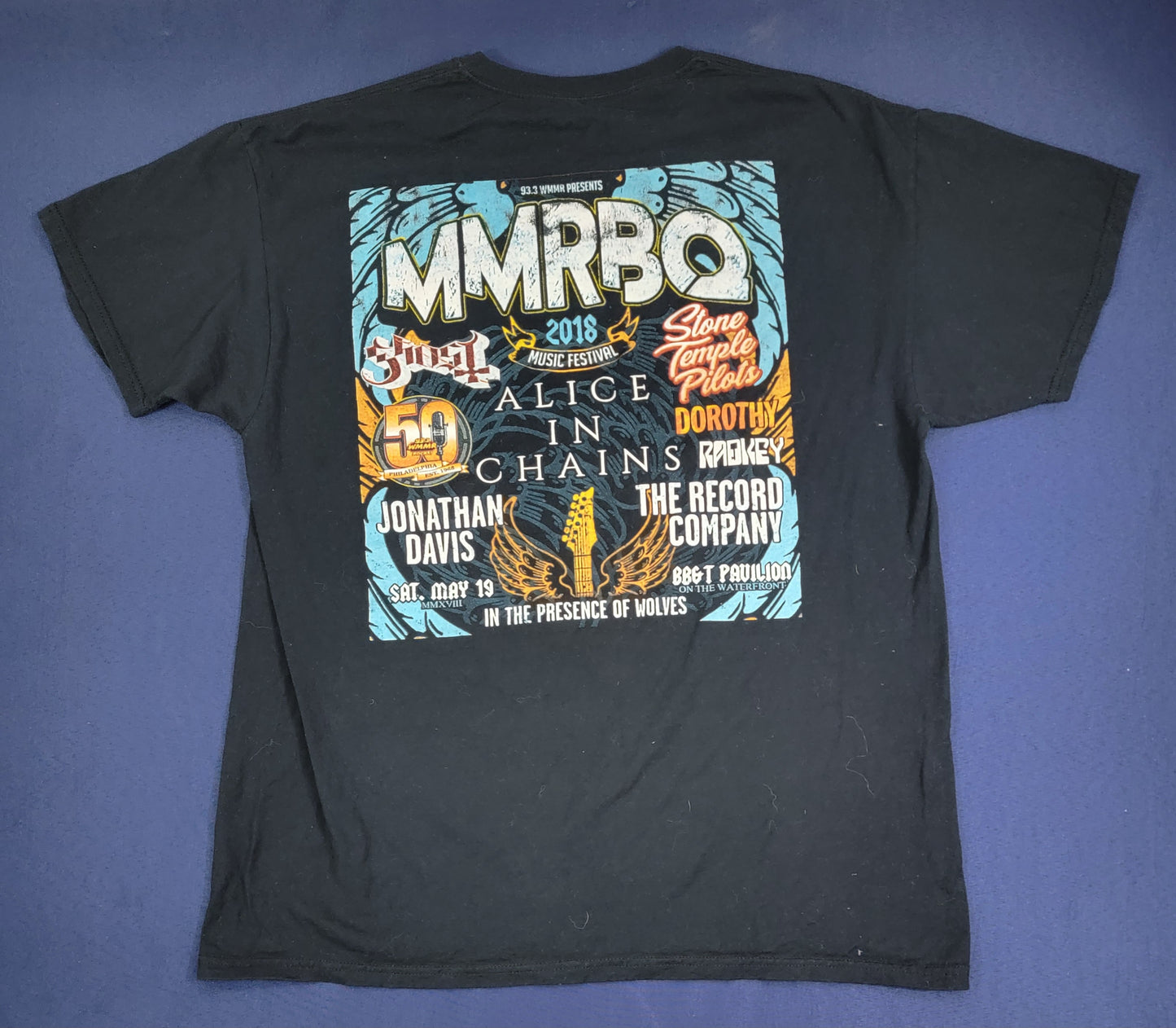 MMRBQ 2018 Music Festival Concert T-shirt Large