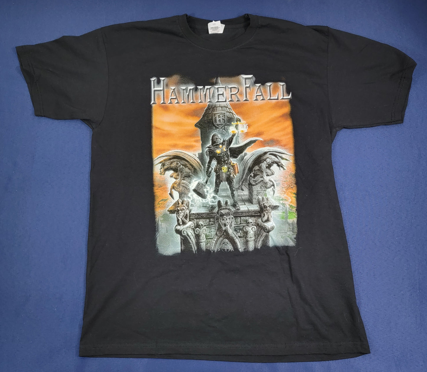 Hammer Fall 2017 Concert t-shirt Large