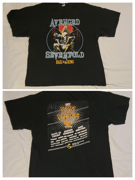 Avenged Sevenfold Hail To The King Pain In The Grass Concert Shirt Large