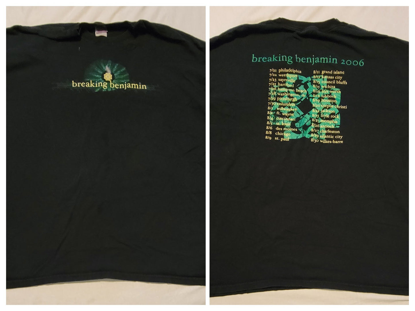 Breaking Benjamin 2006 Phobia Tour 2X