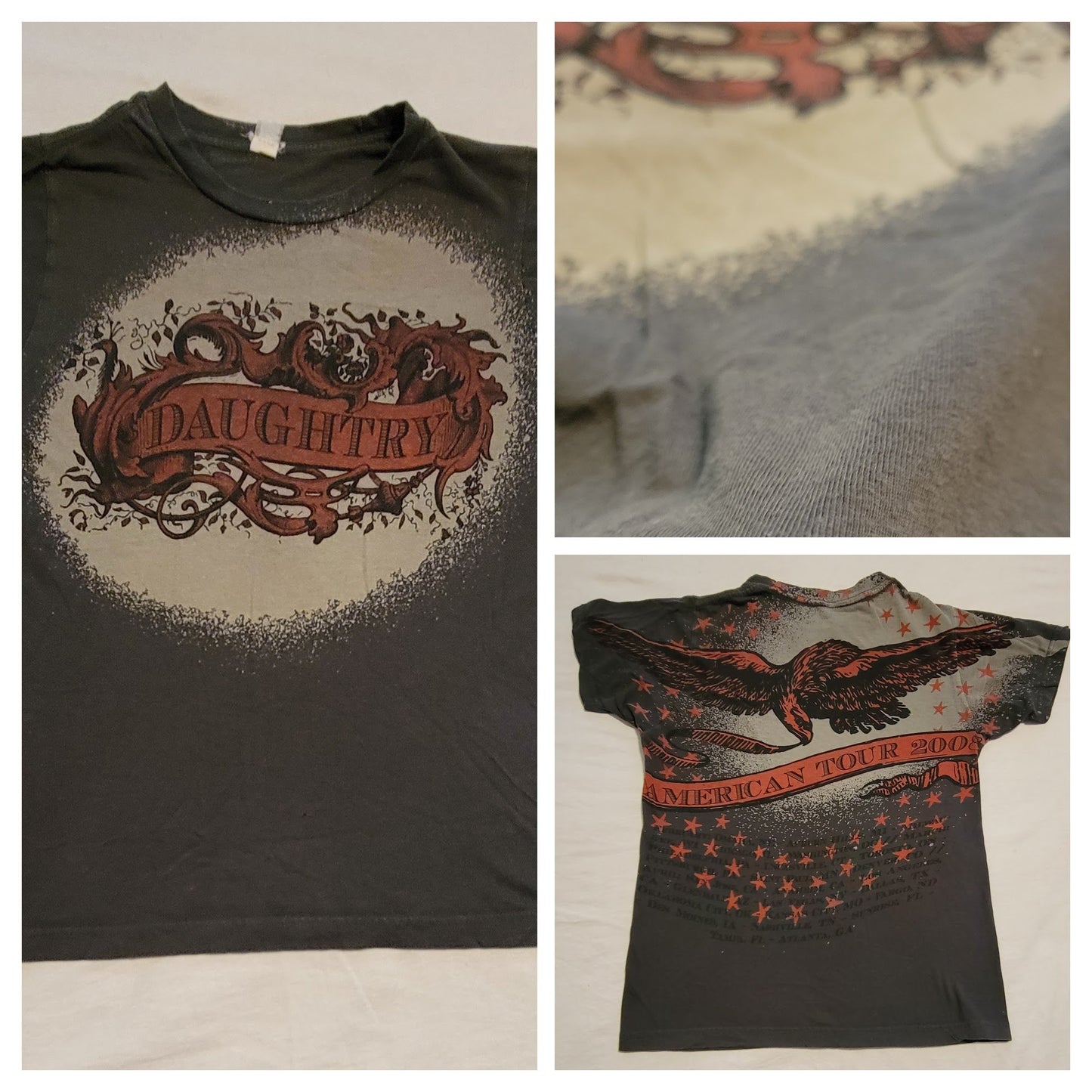 Daughtry  2008 American Tour Shirt Medium