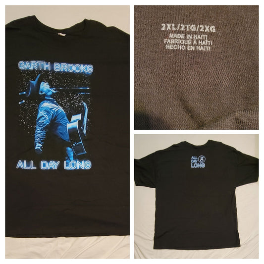 Garth Brooks All Day Long Tour Concert T-Shirt 2XL