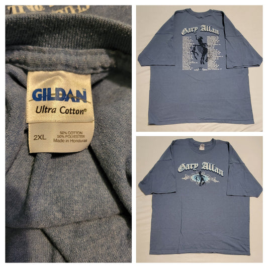 Gary Allan Concert T-Shirt 2X