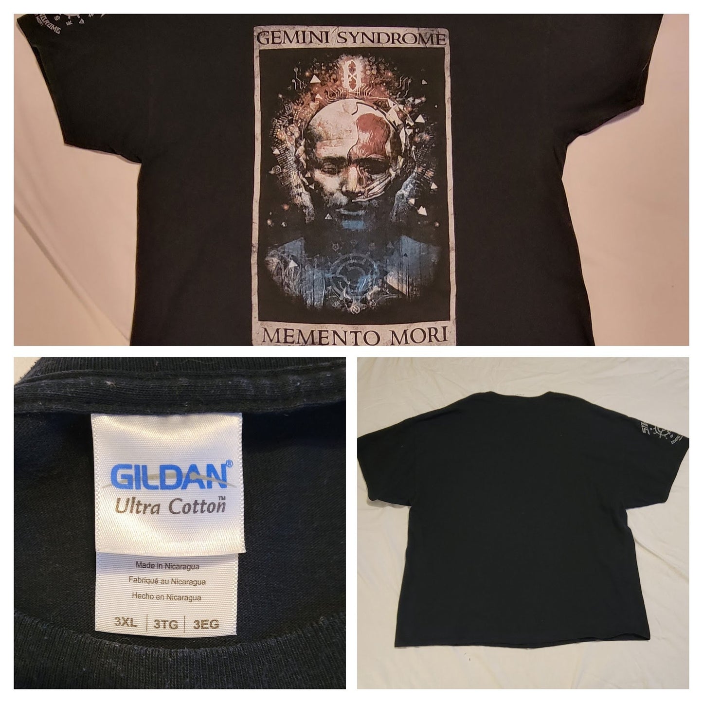 Gemini Syndrome 2016 Momento Mori Tour Concert T-Shirt 3X