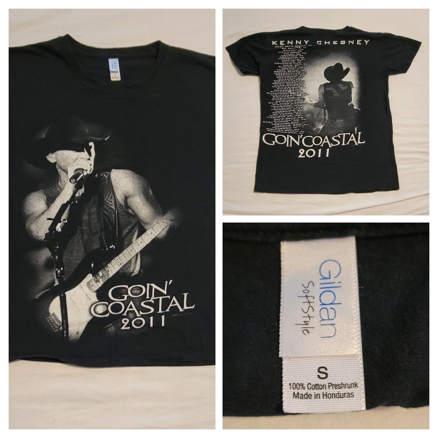 Kenny Chesney 2011 Goin' Coastal Tour Concert T-Shirt Small