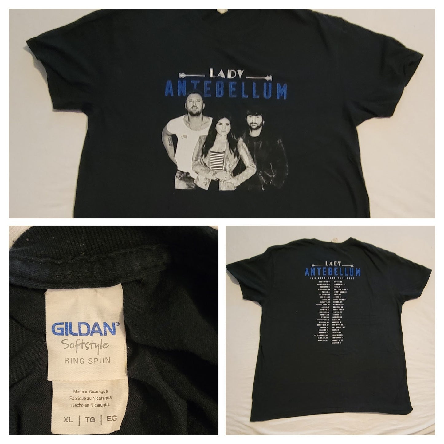 Lady Antebellum 2017 You Look Good Tour Shirt XL