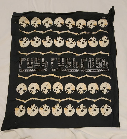 Rush  1991 Roll the Bones Bandana Vintage