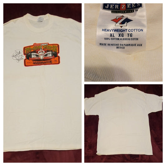 2003 Saliva's Josey Scott Signed shirt Pit Stop Party Indianapolis IN XL